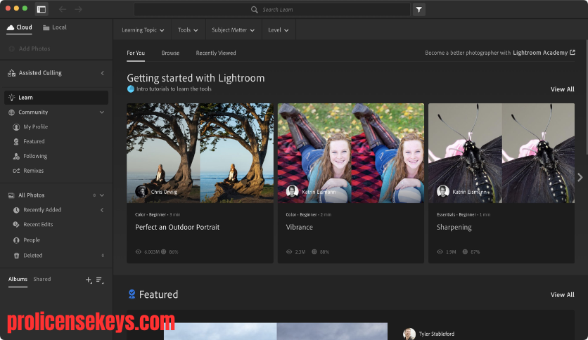 Lightroom Classic 2026 Windows 界面