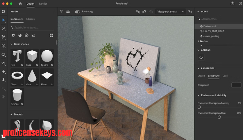 Adobe Substance 3D Stager 3D 场景设计工具