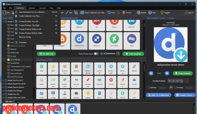 Axialis IconVectors Pro 软件主界面
