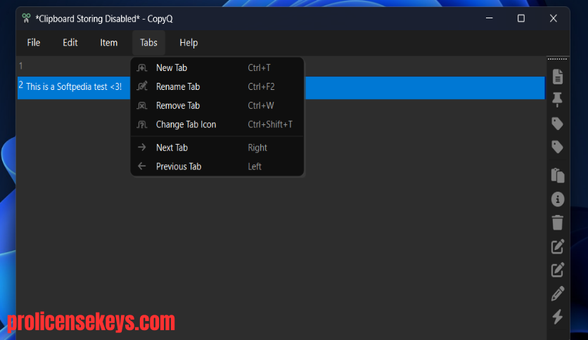 CopyQ Windows 剪贴板管理工具