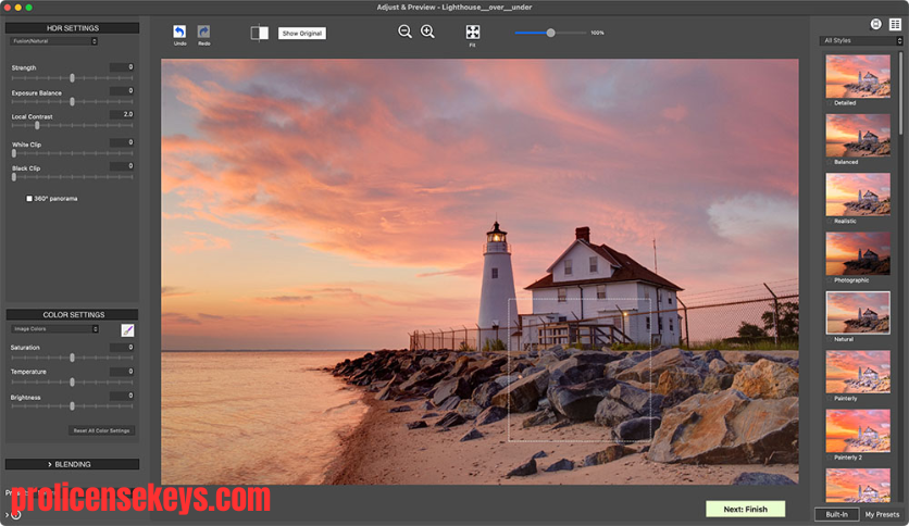 HDRsoft Photomatix Pro 软件主界面
