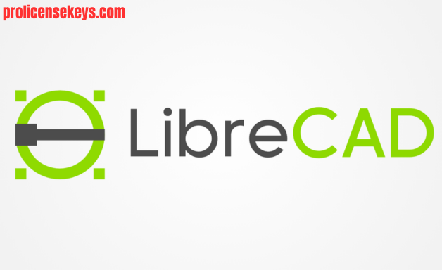 LibreCAD 二维 CAD 制图软件主界面展示