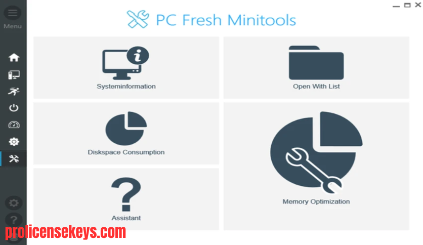 PC Fresh 系统优化仪表板