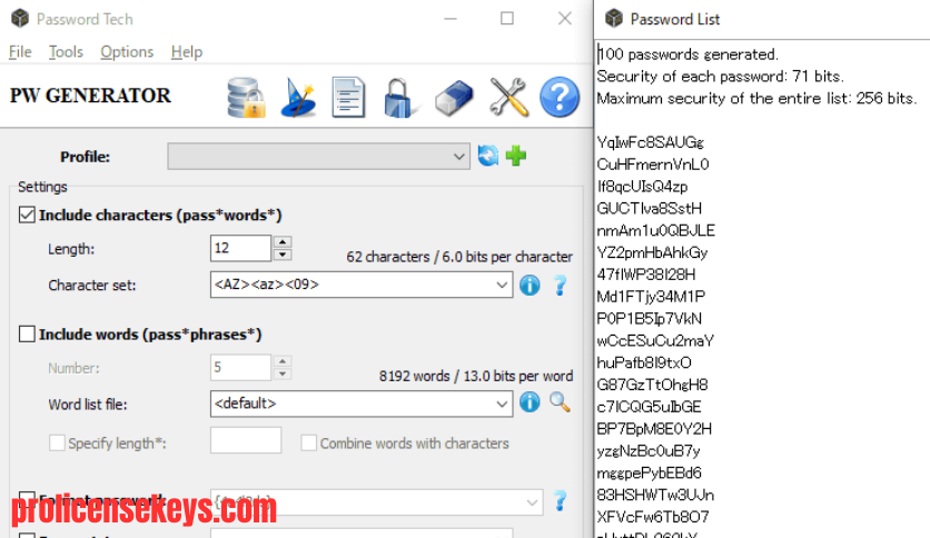 Password Tech 软件功能与操作界面展示
