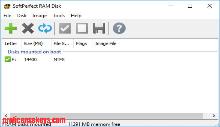 SoftPerfect RAM Disk Add Disk 设置