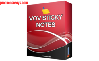 VovSoft Sticky Notes 桌面便签软件主界面