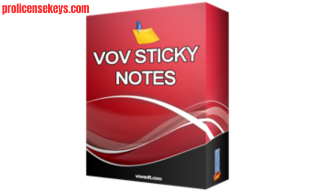 VovSoft Sticky Notes 桌面便签软件主界面