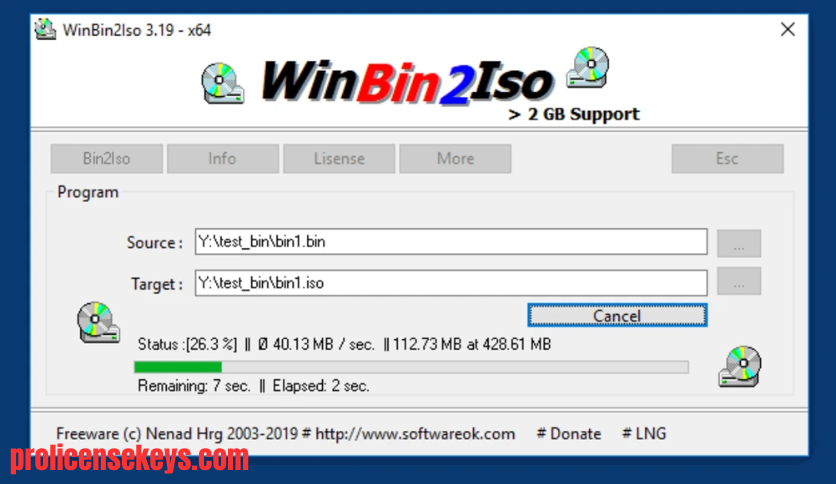 WinBin2Iso BIN 转 ISO 文件转换工具